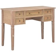 Brown Desk 109,5 x 45 x 77,5cm Wood - Writing Desk