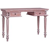 Writing Desk 120 x 50 x 78cm Solid Mahogany Wood - Writing Desk