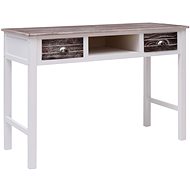 Psací stůl hnědý 110 x 45 x 76 cm dřevo - Desk
