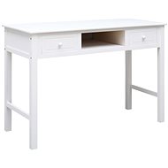 Desk, White 110 x 45 x 76cm Wood - Writing Desk