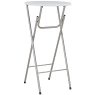 Bar Table White 60 x 112cm MDF - Bar Table