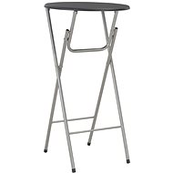 Bar Table Black 60 x 112cm MDF - Bar Table