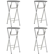 Bar Tables 4 pcs Anthracite 60 x 112cm MDF - Bar Table