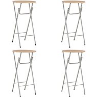Bar Tables 4 pcs Oak Shade 60 x 112cm MDF - Bar Table