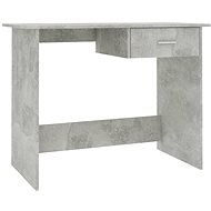 Writing Desk, Concrete Grey 100 x 50 x 76cm Chipboard - Writing Desk