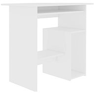 Psací stůl bílý 80 x 45 x 74 cm dřevotříska - Desk