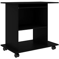Počítačový stůl černý 80 x 50 x 75 cm dřevotříska - Desk
