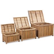 Storage Boxes 3 pcs Bamboo - Storage Box
