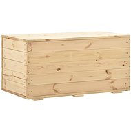 Storage Chest Red made of Mango Wood 80x40x45cm - Storage Box