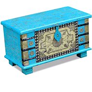 Storage Chest Blue made of Mango Wood 80x40x45cm - Chest