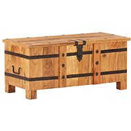 Storage Chest 90 x 40 x 40cm Solid Acacia Wood - Chest