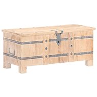 Storage Chest 90 x 40 x 40cm Solid Acacia Wood - Chest