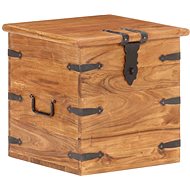 Storage Chest 40 x 40 x 40cm Solid Acacia Wood - Chest
