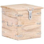 Storage Chest 40 x 40 x 40cm Solid Acacia Wood - Chest