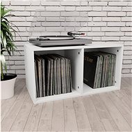 Storage Box for LP Records White 71 x 34 x 36cm Chipboard - Shelving Unit
