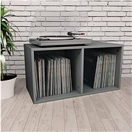 Storage Box for LP Records Grey 71 x 34 x 36cm Chipboard - Bookshelf