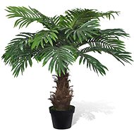Artificial Cycad Palm with Flowerpot 80cm Green - Artificial Flower