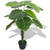 Artificial Colocasia (Taro) Plant with Flowerpot 70cm Green - Artificial Flower