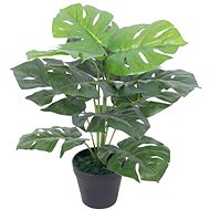 Artificial Monstera Plant with Flowerpot 45cm Green - Artificial Flower