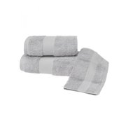 Soft Cotton - Set of towel and bath towel DELUXE, 2 pcs, light grey - Towel Set