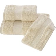 Soft Cotton - Set of towel and bath towel DELUXE, 2 pcs, light beige - Towel Set