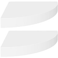Shumee floating corner 2 pcs white 25×25×3,8 cm MDF, 323896 - Shelf
