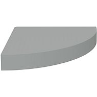 Shumee plovoucí rohová šedá 25×25×3,8 cm MDF, 323901 - Police