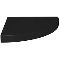 Shumee floating corner black 35×35×3,8 cm MDF, 323919 - Shelf