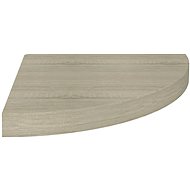 Shumee floating corner oak 35×35×3,8 cm MDF, 323925 - Shelf