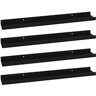 Shumee Wall mounted 4 pcs black 60×9×3 cm , 326668 - Shelf