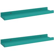 Shumee Nástěnné 2 ks modré 40×9×3 cm , 326709 - Shelf