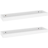 Shumee Nástěnné Loggia 2 ks bílé 60×15×4 cm MDF, 330213 - Police