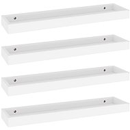 Shumee Nástěnné Loggia 4 ks bílé 60×15×4 cm MDF, 330214 - Police