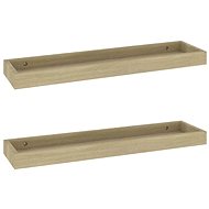 Shumee Nástěnné Loggia 2 ks dub 60×15×4 cm MDF, 330219 - Police