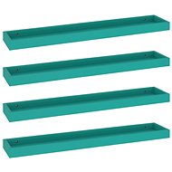 Shumee Nástěnné Loggia 4 ks modré 80×15×4 cm MDF, 330240 - Shelf