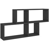 Shumee nástěnná šedá 100×18×53 cm dřevotříska, 807162 - Shelf