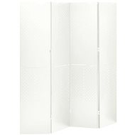 Shumee 4dílný 2 ks bílá 160×180 cm ocel, 3095194 - Paraván