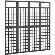 SHUMEE 4dílná dělicí stěna/treláž, jedle černá, 161 x 180cm - Trellis