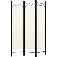Shumee 3-piece cream white 120×180 cm, 320699 - Room Divider