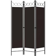 Shumee 3dílný hnědý 120×180 cm, 320700 - Room Divider