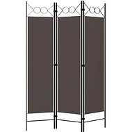 Shumee 3dílný antracitový 120×180 cm, 320701 - Room Divider