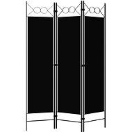 Shumee 3-piece black 120×180 cm, 320702 - Room Divider