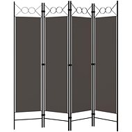 Shumee 4-piece folding anthracite 160×180 cm, 320704 - Room Divider