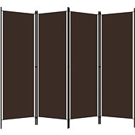 Shumee 4-piece brown 200×180 cm, 320720 - Room Divider