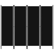 Shumee 4-piece black 200×180 cm , 320722 - Room Divider