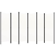Shumee 6-piece snow-white 300×180 cm , 320727 - Room Divider