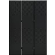 Shumee 3dílný černý 120×180 cm ocel, 335895 - Paraván