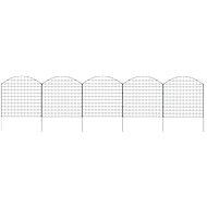 Obloukový plot k jezírku 77,5 × 78,5 cm zelený - Plot