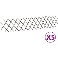 Vrbové trelážové ploty 5 ks 180 × 30 cm - Plot