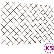 Vrbové trelážové ploty 5 ks 180 × 120 cm - Plot